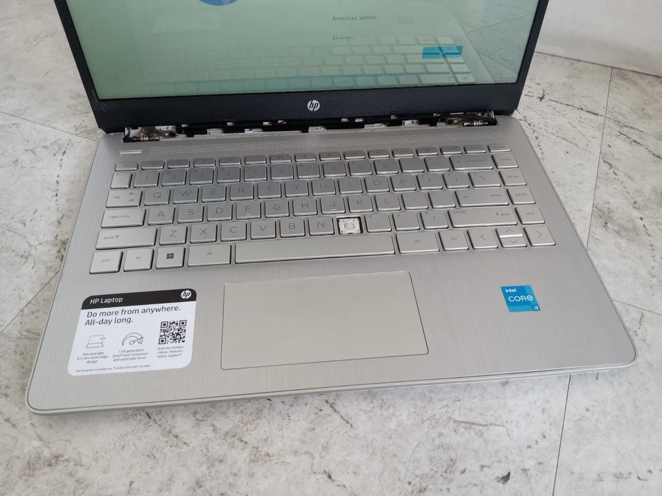 HP 14-dq2031wm 14" Laptop Intel i3-1115G4 3.0GHz 4GB 128GB Windows 11 -READ -RR - Image 2 of 4