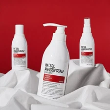 HA'SOL Anagen Scalp Tonic 100ml (3.4 fl oz)/ Shampoo 500g (16.9fl oz) AUTHENTIC