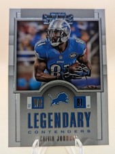 2017 Contenders Football Calvin Johnson Legendary Contenders insert #LC-12 HOF