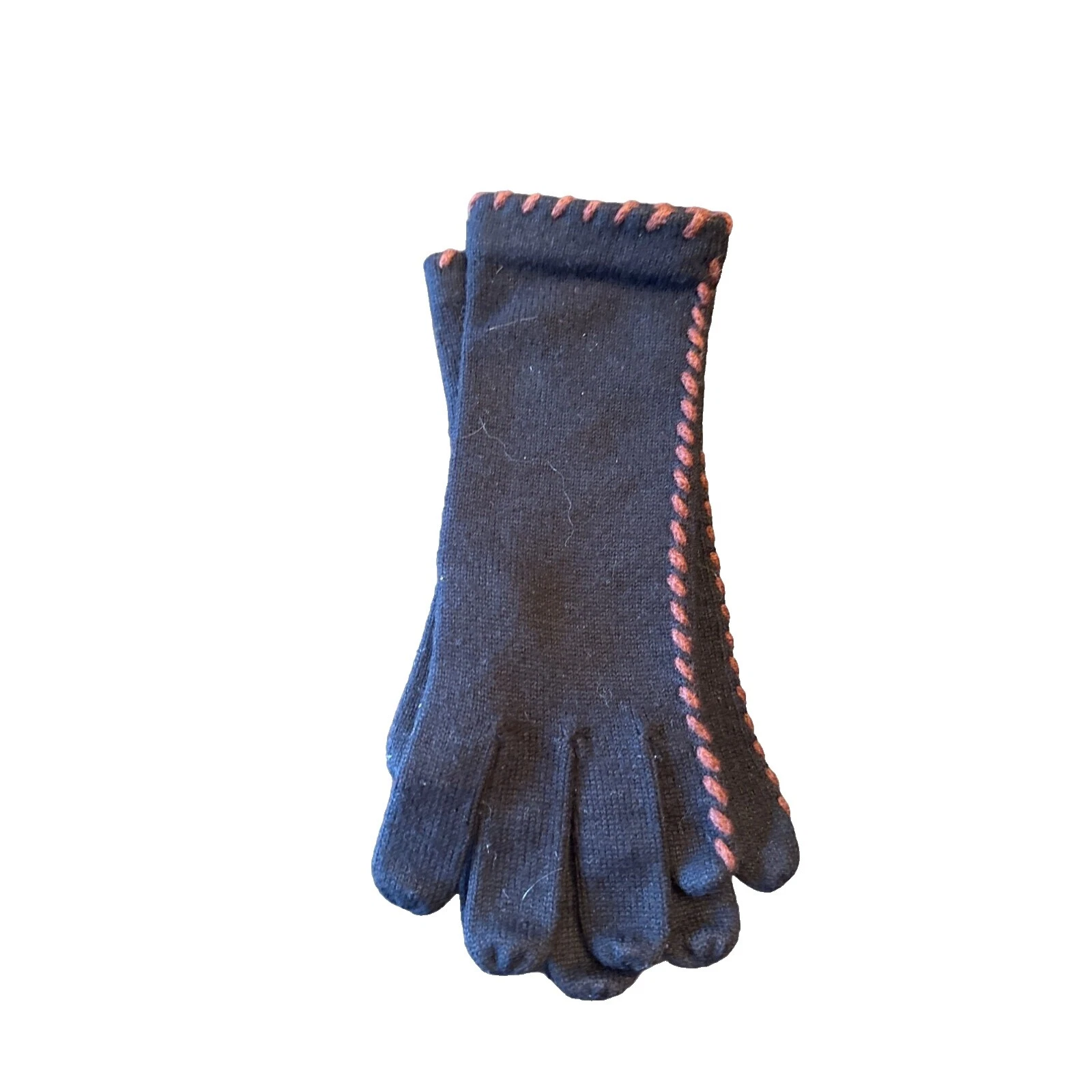 Knit Black Vintage Gloves
