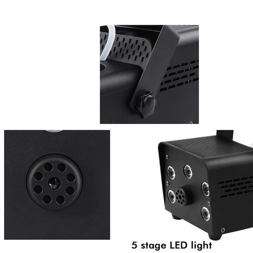 550W RGB LED Humo Niebla Máquina DJ Fiesta Boda Escenario Luces Control Remoto Halloween👍 - Imagen 12 de 12