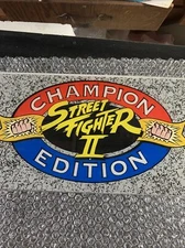 Street Fighter 2 Champion Marquee Sign Restaurant Bar Wall Hanger Game Room Of60