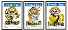 2017, 2019 2020 AFL PREMIERS RICHMOND TIGERS PREMIERSHIP MARK KNIGHT WEG FRAMED