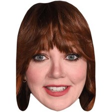 Diane Morgan Make Up Big Head. Larger than life mask.
