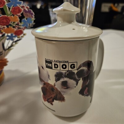 ARTLIST COLLECTION THE DOG MUG TEA/COFFEE MUG WITH LID