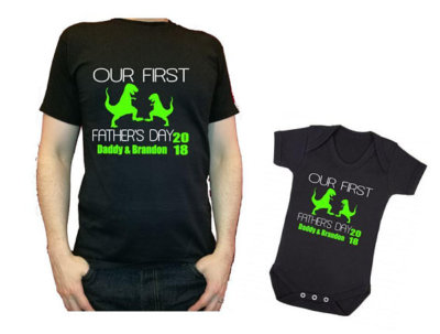 daddy dinosaur t shirt