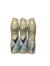 Degree Advanced 72H Shower Clean Dry Spray Stay Fresh  3 Packs 3.8 oz