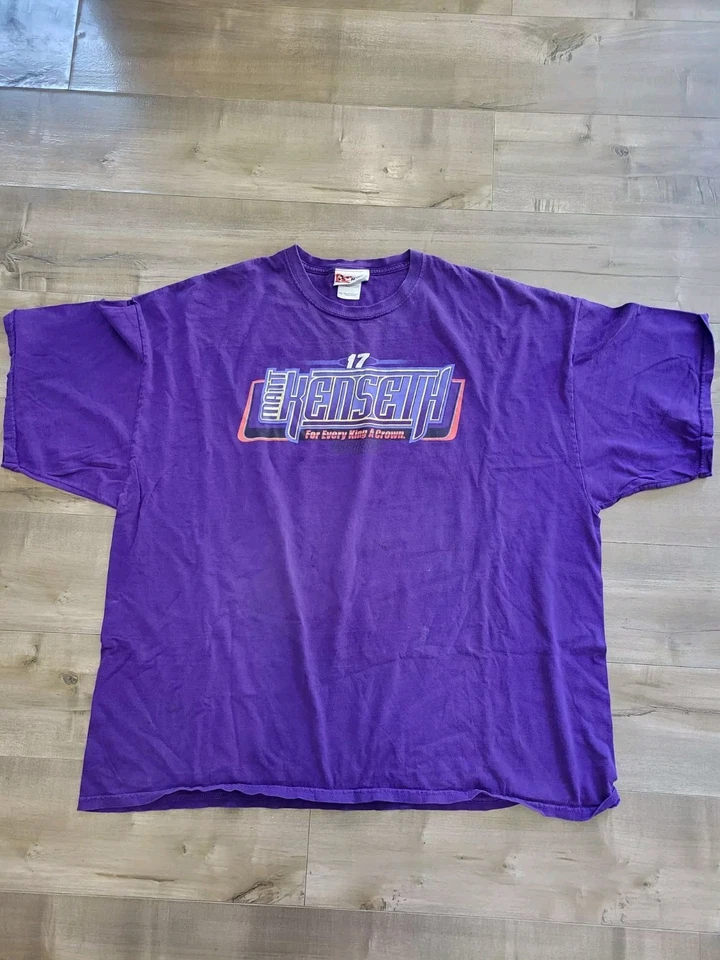 Camisa Chase Authentics Matt Kenseth Hombre 3XL Manga Corta Corona Púrpura LEER Foto 2 de 4