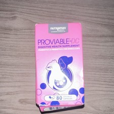 Nutramax Proviable-DC Digestive Health Supplement Capsules for Dogs  Cats