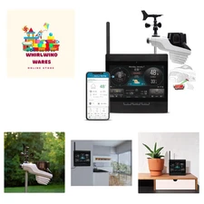 Atlas Professional Weather Station with Direct-to-Wi-Fi HD Display, Lightning...