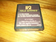 SPACE INVADERS - ATARI 2600 - VIDEO GAME CARTRIDGE - TELE-GAMES - EXCELLENT!