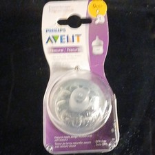 Philips AVENT Natural Wide Silicone Nipple Newborn Flow 0 Months