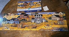 Charles Wysocki 750 Puzzle Salty Witch Bay Panoramic Used Complete Buffalo Games