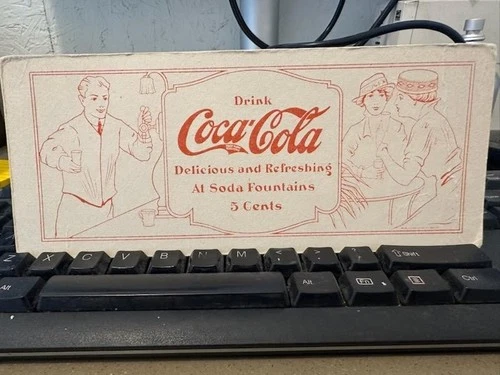 Vintage Advertising Ink Blotter Early 1900s Coca Cola Coke