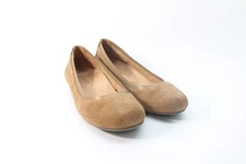 Vionic Anita Women's Anita Tan Crocodile Suede Flats 6M MinUse