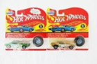 Lot of 2 Hot Wheels Vintage Collection SNAKE w RLs in Green & Gold, carded
