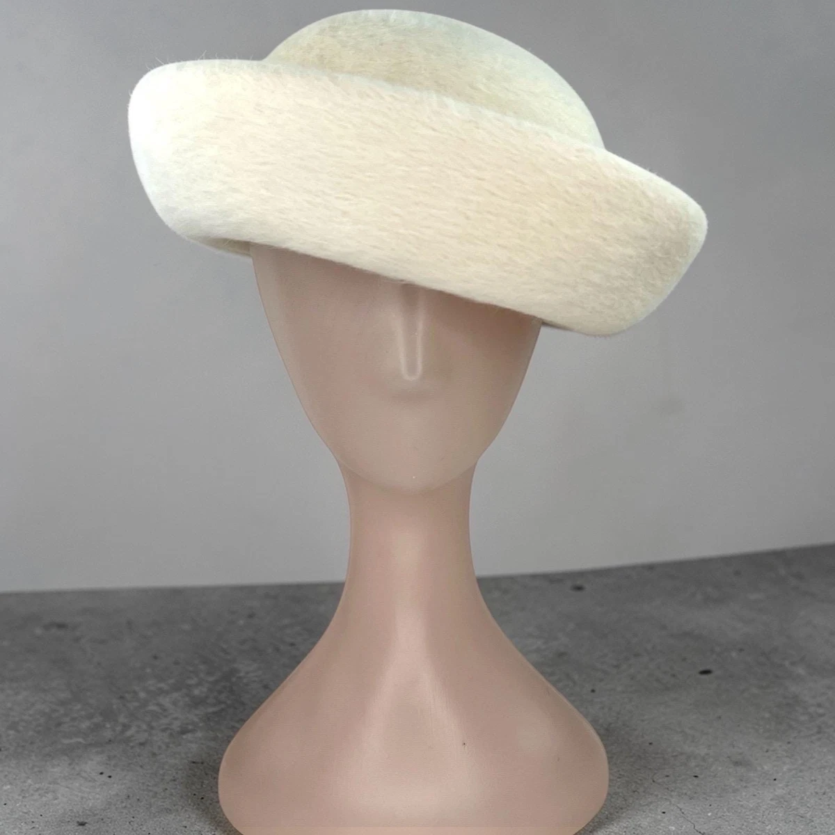 Vintage Neiman Marcus Rabbit Fur Cloche-Pillbox Hybrid - Made in England - 6 3/4 Fur Cloche 1960s Vintage Hats for Women for sale | eBay main image 4