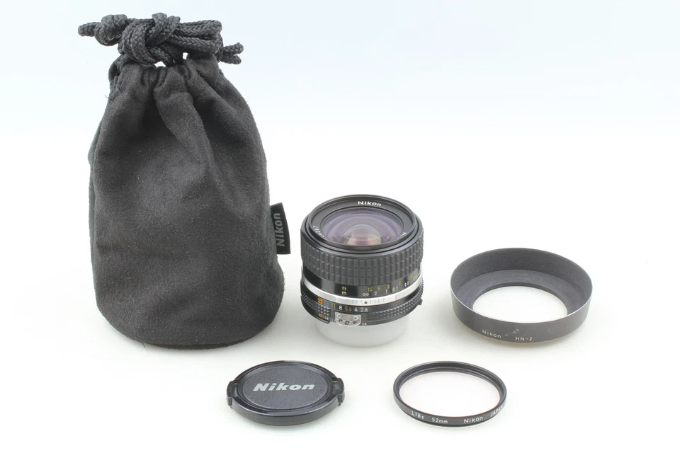 Lesen [NEUWERTIGE Haube] Nikon Nikkor Ais Ai-s 28mm F2.8 Objektiv für FM3A F3 FM2 FE2 JAPAN - Bild 3 von 4