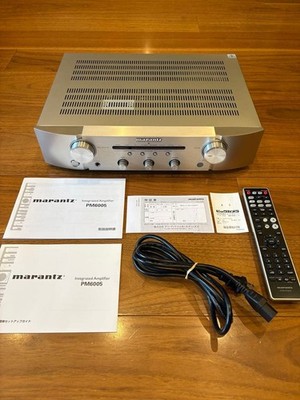 Marantz PM6005 Integrated Amp DAC Gold Silver Tested Working Japan AC 100V