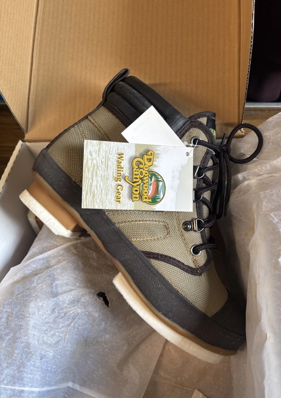 Dogwood Canyon Felt Wading Boots Fishing #53220F Rubber Toe Mens 9 NEW IN BOX
Opens in a new window