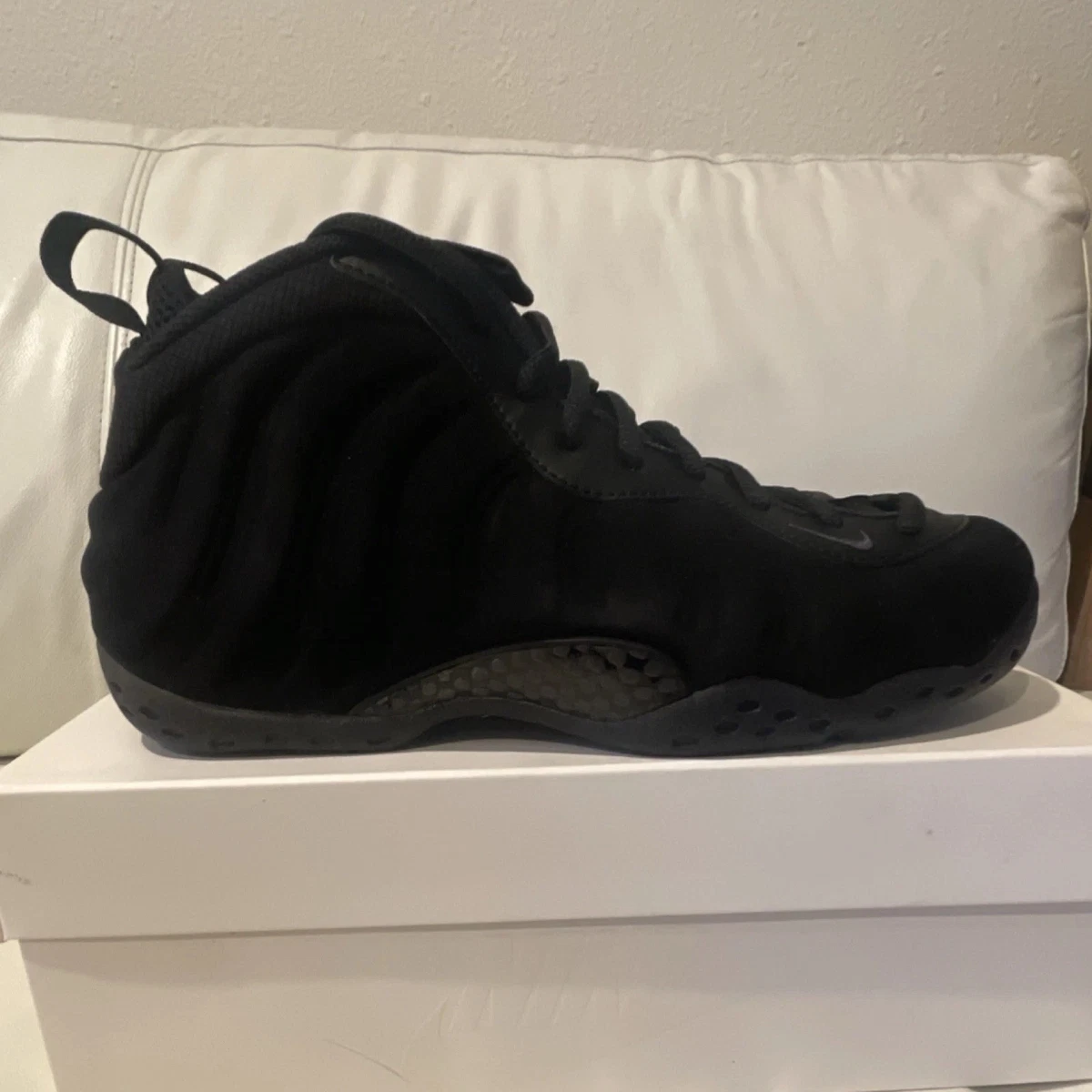 Nike Air Foamposite One Prm Triple Black for Sale | Authenticity