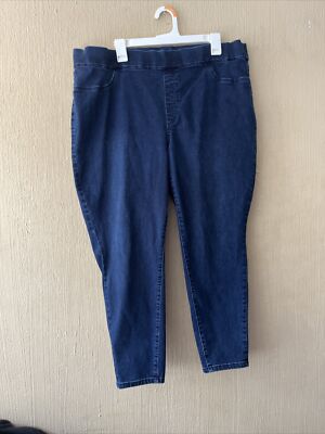 Talbots Flawless Pull-On Jeggings Womens Plus Size 22WP ankle skinny jeans 