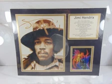 Jimi Hendrix frame READY fan bio SEALED IN MINT CONDITION - RARE 11 X 14 INCHES