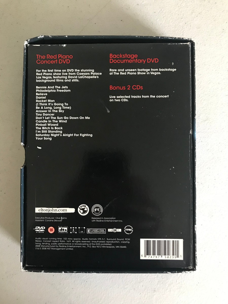 The Red Piano (DVD)-ELTON JOHN-DVDS & AUDIOS 602517832565| eBay