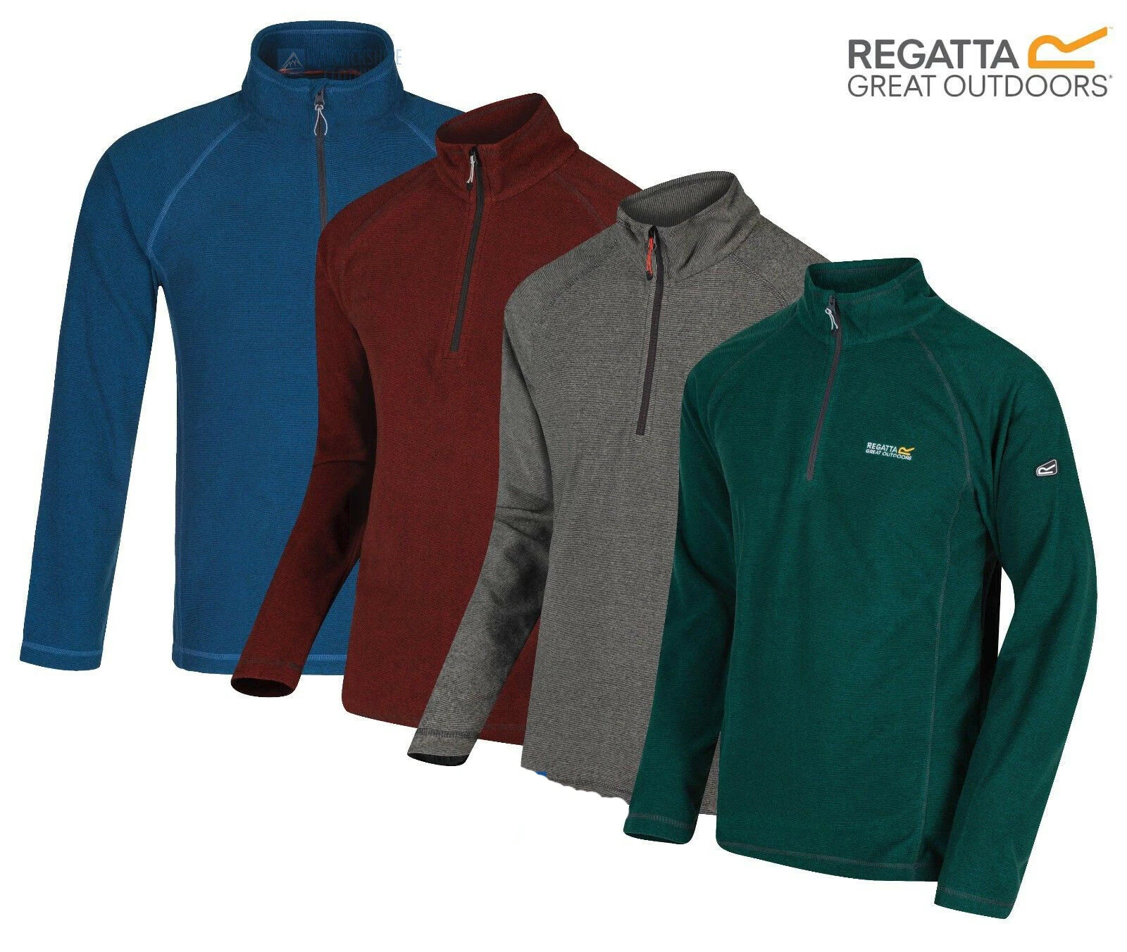 Regatta Mens Montes Half Zip Micro Fleece Top Lightweight Jumper Pullover
Opens in a new window or t