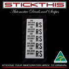 <!--F#f_0-->Wiring Loom Label Decal Holden, RS 2815881 - HQ HJ HX Coupe Monaro Tail Light<!--F/-->