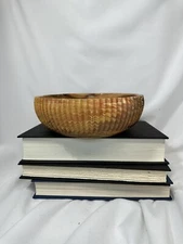 VTG Comanche Pottery Inc Pleated/Ribbed & Swirled 7” Kathy Oxford, MS - Orange