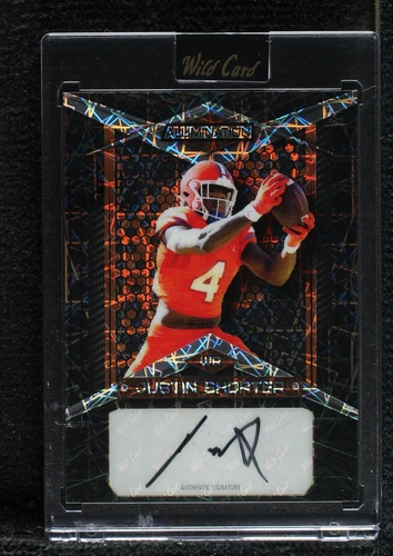 2023 Wild Card Alumination Draft Justin Shorter #AB-76