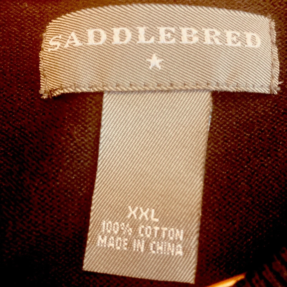 Saddlebred Mens Charcoal Argyle V Neck Sweater Vest Size XXL, Classic Preppy - Image 3 of 4