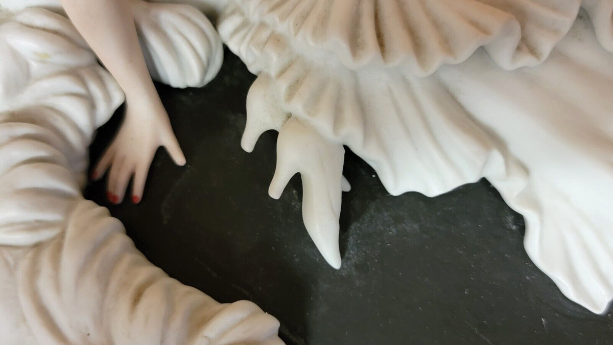 RARE 1937 Les Orchidee Louis ICART Figurine Art Deco LOW # 825 of