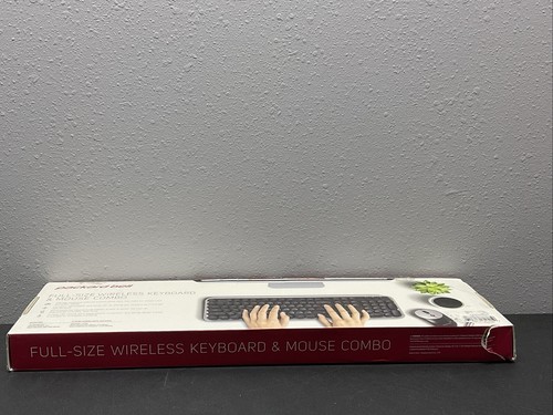 PACKARD BELL FULL-SIZE WIRELESS KEYBOARD & MOUSE COMBO PBCA11KGM - Picture 5 of 6