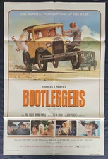 1974 "BOOTLEGGERS" 27x41" folded one sheet  Ralph McQuarrie art