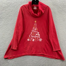 INOAH Doodle Sweater Womens Small Christmas*