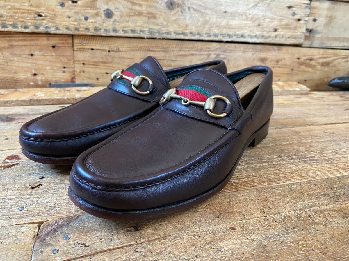 Gucci horsebit vintage tomford era three stripes brown Gucci horsebit vintage tomford era three stripes brown