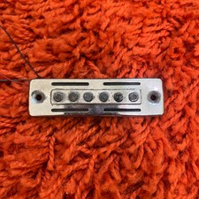 Vintage 1960s Mij Teisco Black Foil Chrome Electric Guitar Pickup - 4.2k