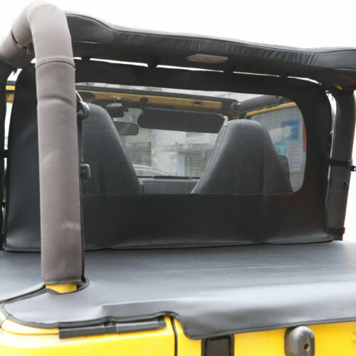 Exterior Rear Trunk Soft Top Bikini Isolation Cover for Jeep Wrangler TJ 1997-06 - Picture 4 of 8
