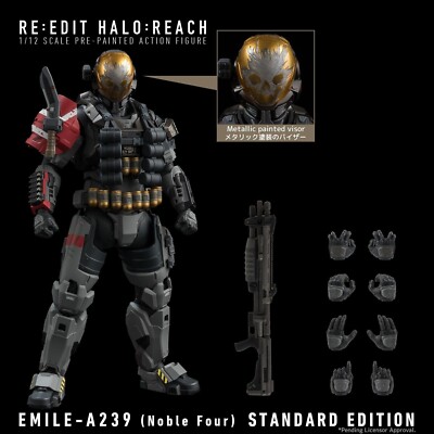 改造品　PLAYARTS改 Halo：Reach EMILE RE:EDIT HALO: REACH 1/12 SCALE EMILE-A239 (Noble Four) 1000toys