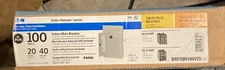Eaton Type BR 100-Amp 20-Space 40-Circuit Indoor Main Breaker MN:BRP20H100V25