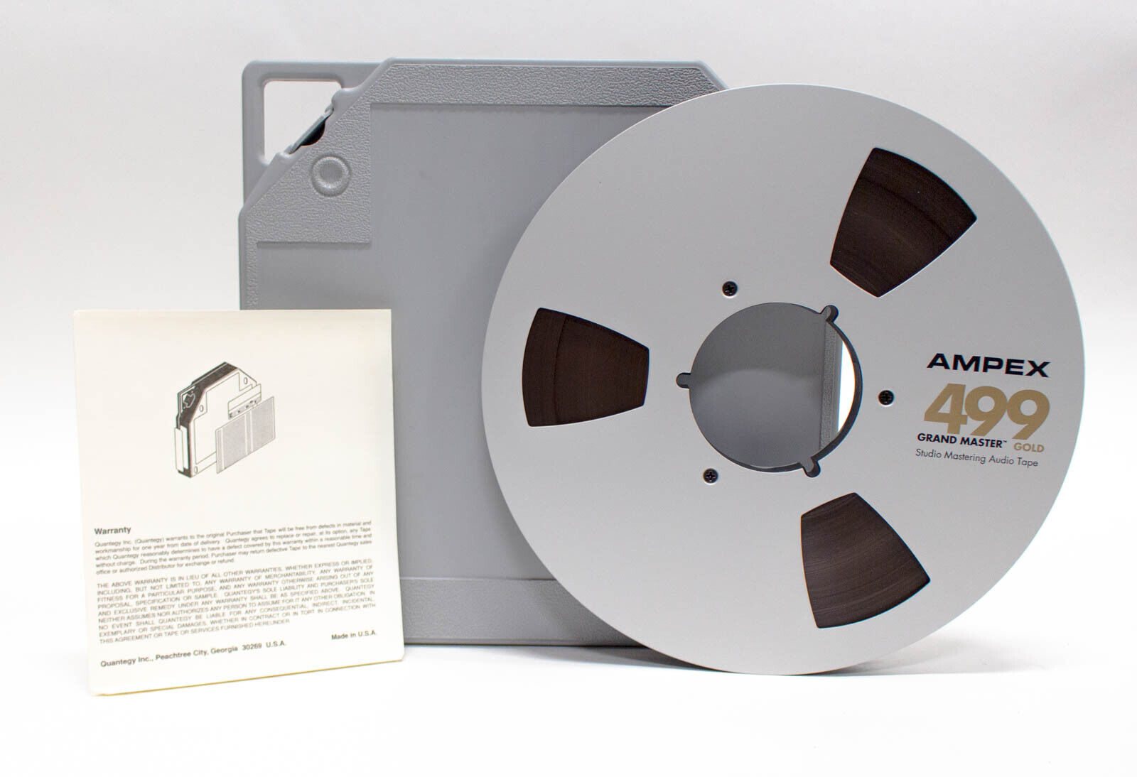 Раритетная аудио или видеокассета Ampex 499 Grand Master Gold 10-1/2" ...