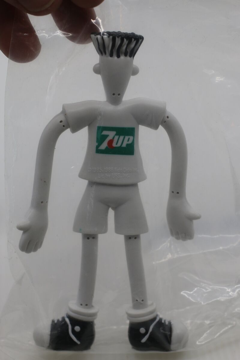 Fido Dido 7up Vintage Fido Dido Bendy Figure 1988 Bendy Fido Dido 7up Vintage Fido Dido Bendy Figure 1988 Bendy