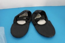 Stelle Little Girls BALLET Dance Shoes BLACK Size 10 M Soft Leather