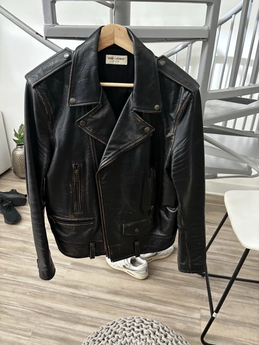 Saint Laurent Leather Outer Shell Coats, Jackets & Vests