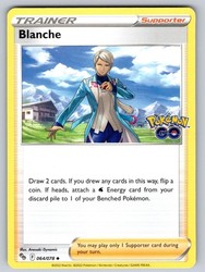 Blanche 064/078 Pokémon GO Uncommon Trainer Supporter