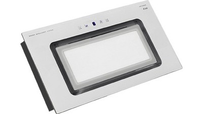 Kaiser Dunstabzugshaube EA 546 W Eco Lüfterbaustein, Weiß Glas, 52 cm, 600 m³/h