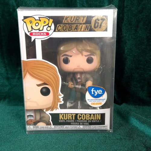 Funko Pop Rocks Kurt Cobain #67 FYE Exclusive Vinyl Figure