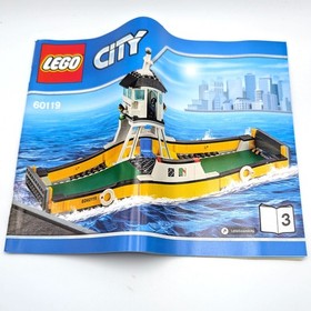 LEGO City Harbor 60119 Ferry - Complete with Manuals, Retired, No Box